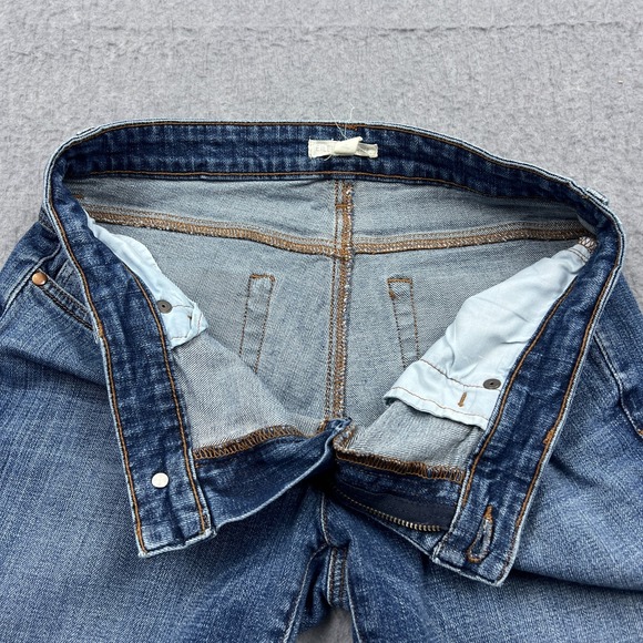 Eileen Fisher Jeans Womens 2 Blue Skinny Slim Ankle Organic Cotton Stretch Denim - Picture 2 of 14